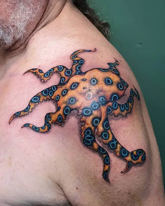 Blue Ringed Octopus Tattoo 2