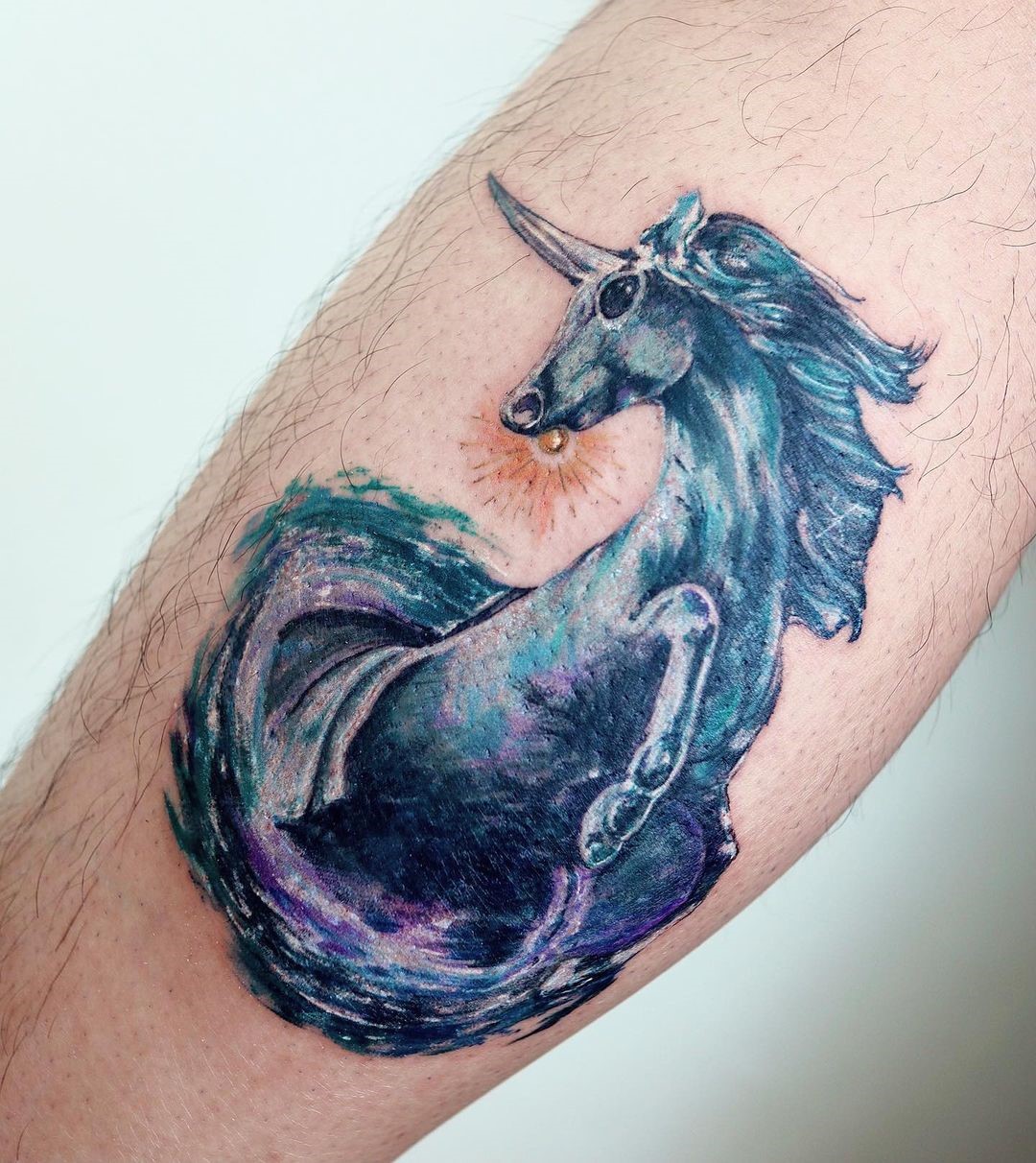 Gorgeous & Mystical Unicorn Tattoo 