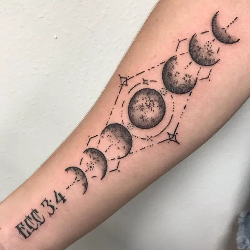 Moon Phase Tattoo 5