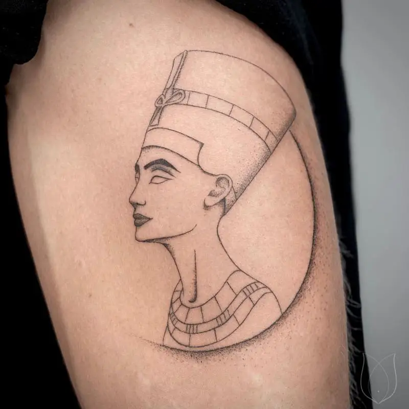 Nefertiti Tattoo 5