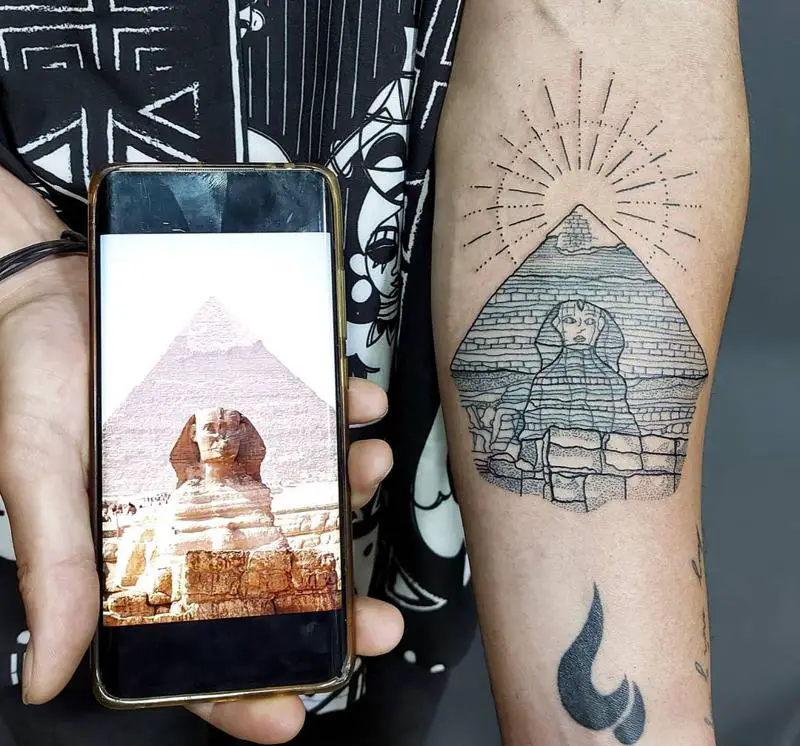 Sphinx Tattoo 5