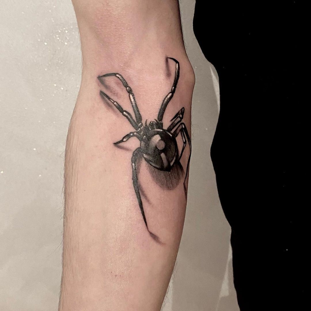 Spider 3d Tattoo Art