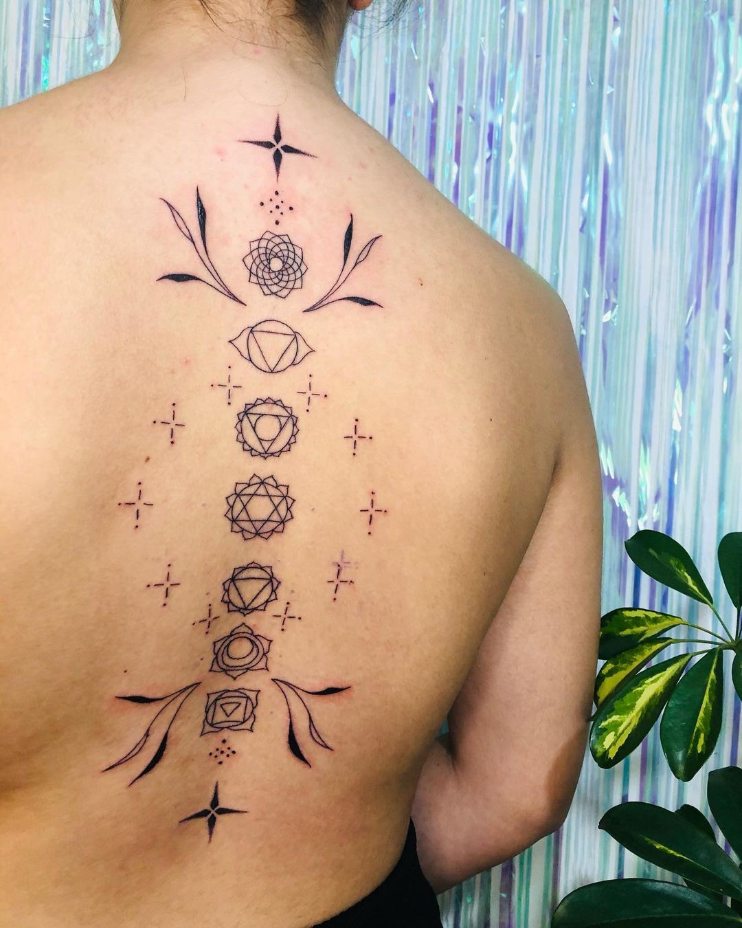 Top 30 Gorgeous Chakra Tattoo Design IDeas (2024 Updated) 9 Chakra Back Tattoo