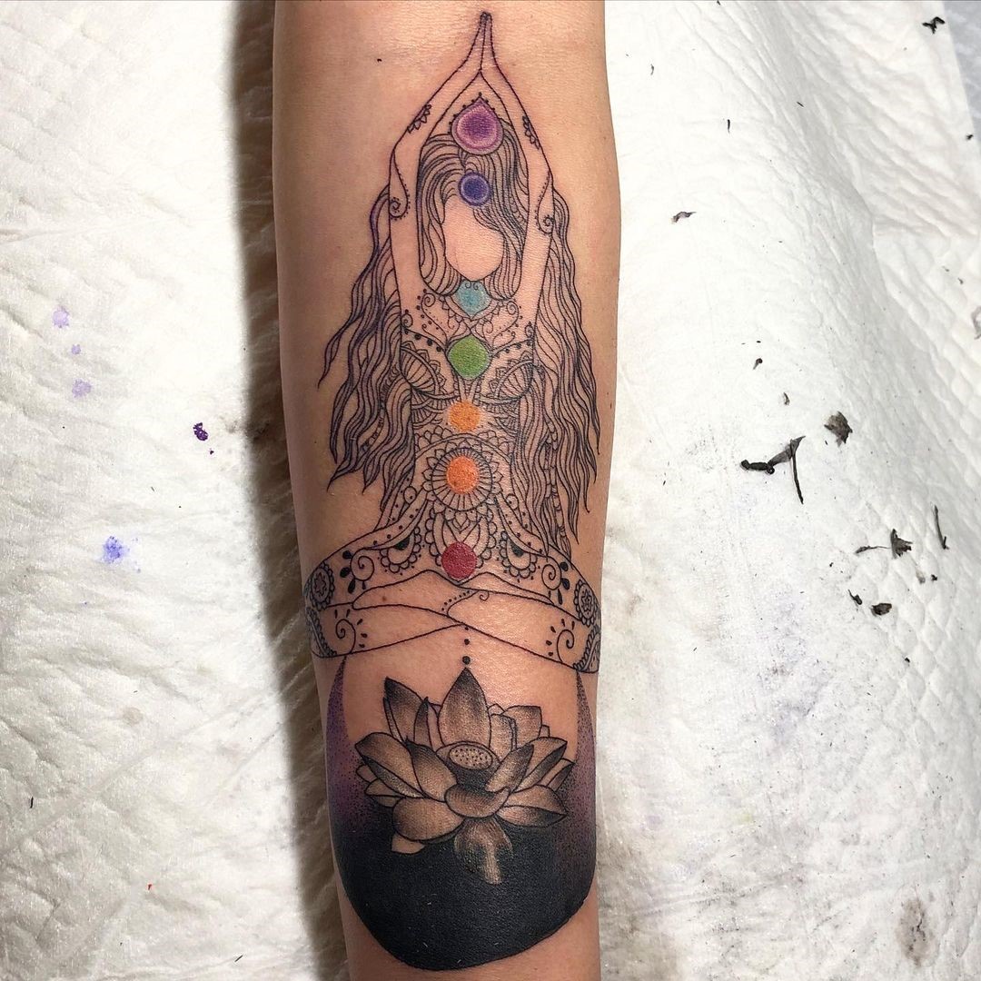 Chakra Tattoo Designs With Buddha 