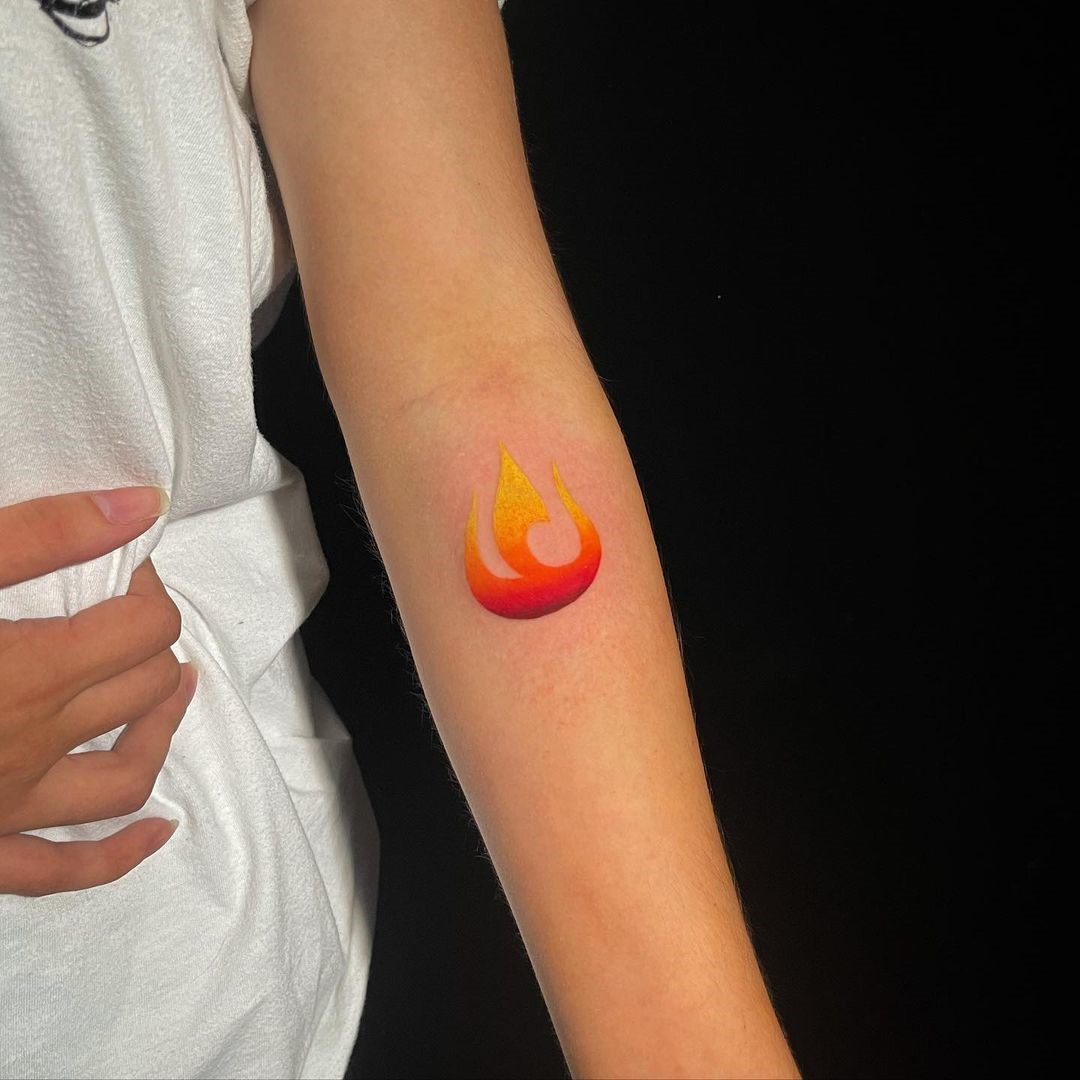 Fire Tattoo Designs Realistic Symbol 