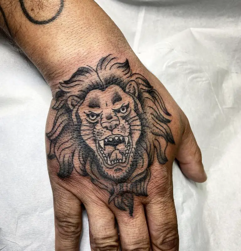 Lion Head Tattoos 1
