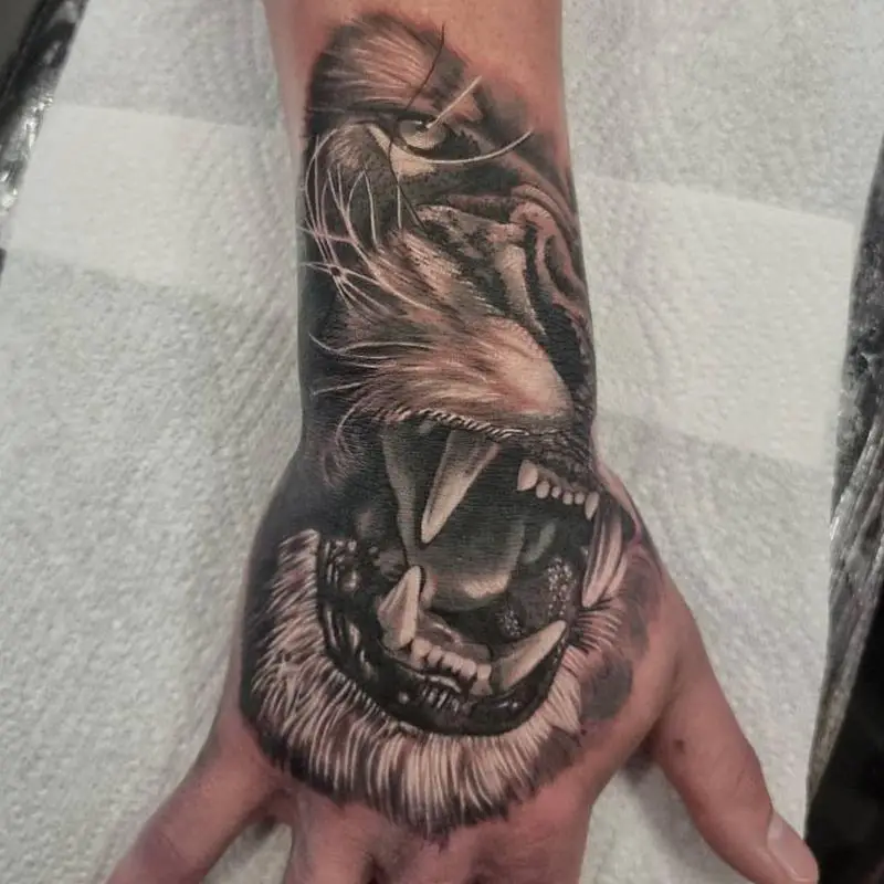 Lion Head Tattoos 2