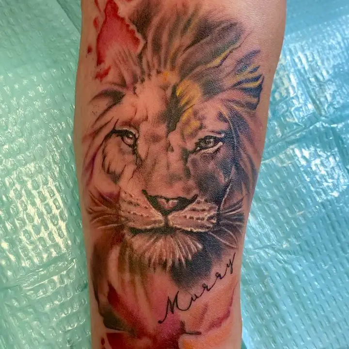 Lion King Tribute Tattoo Design