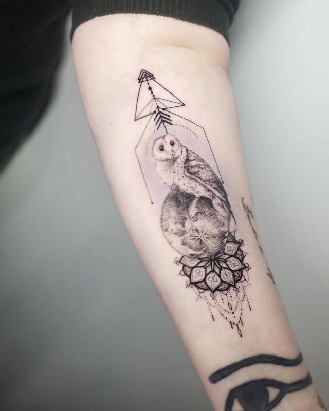 Owl Tattoo 2