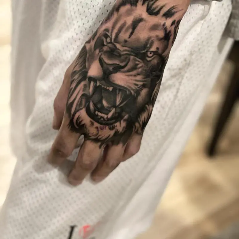 Roaring Lion Tattoo 3