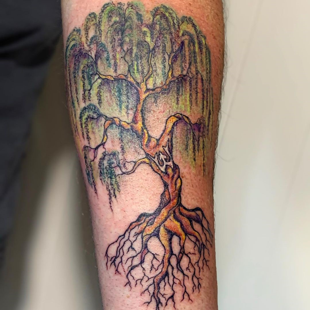 Scary Forest Tattoo 