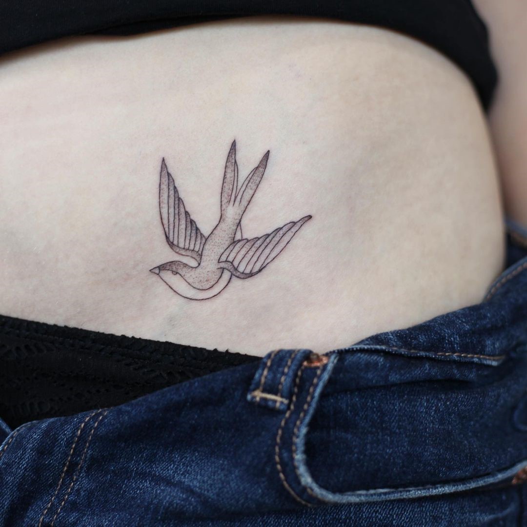 Sparrow Tattoo Small Idea