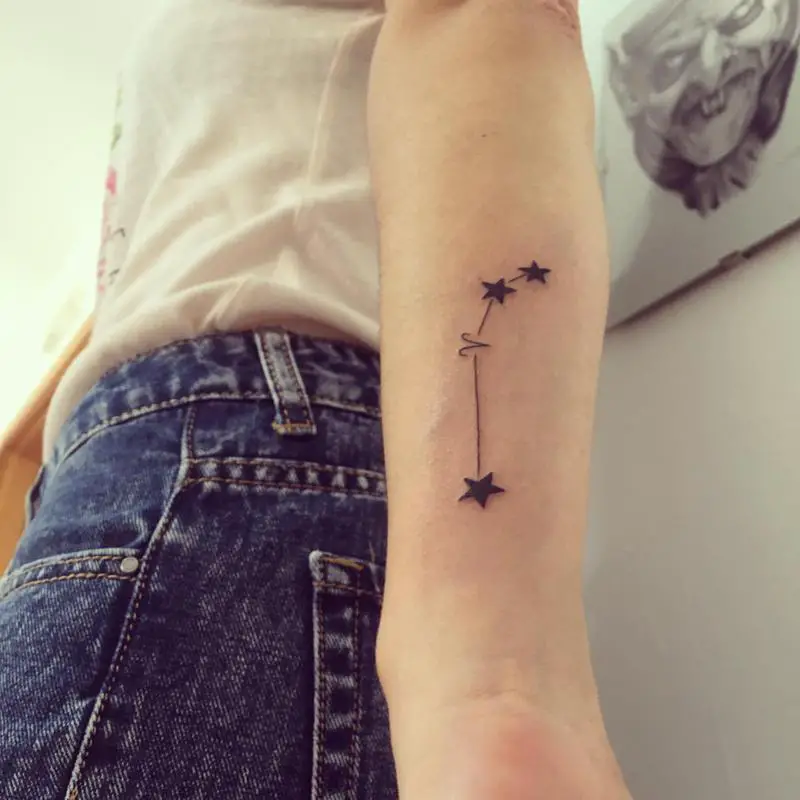 The Aries Constellation Tattoo 2