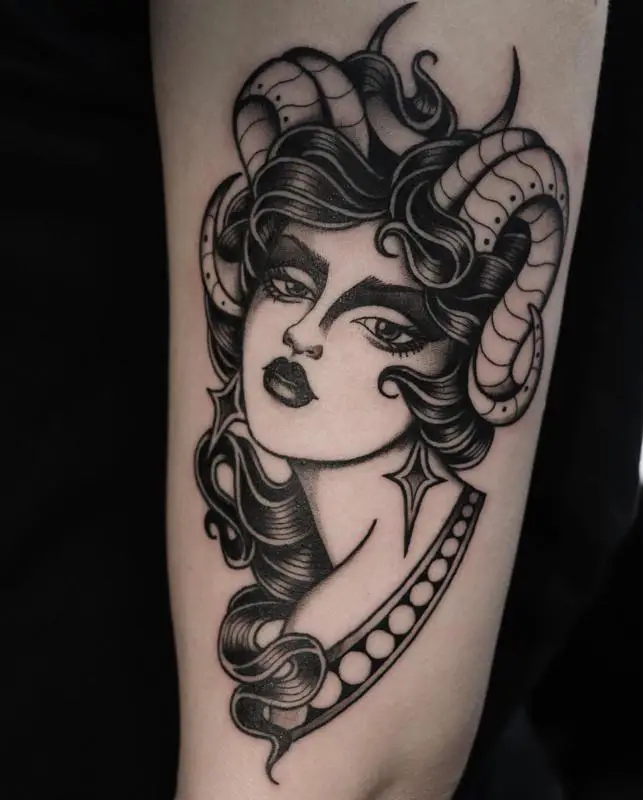 The Aries Girl Tattoo 4