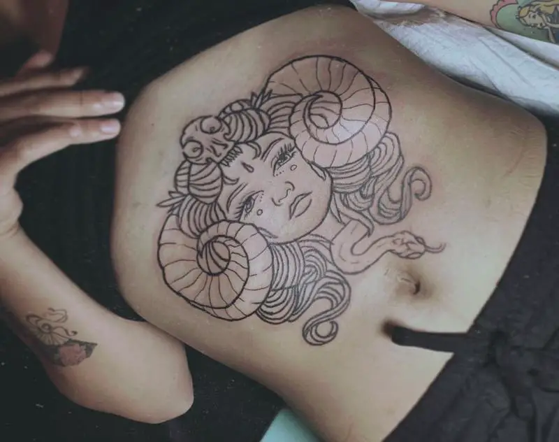 The Aries Girl Tattoo 6