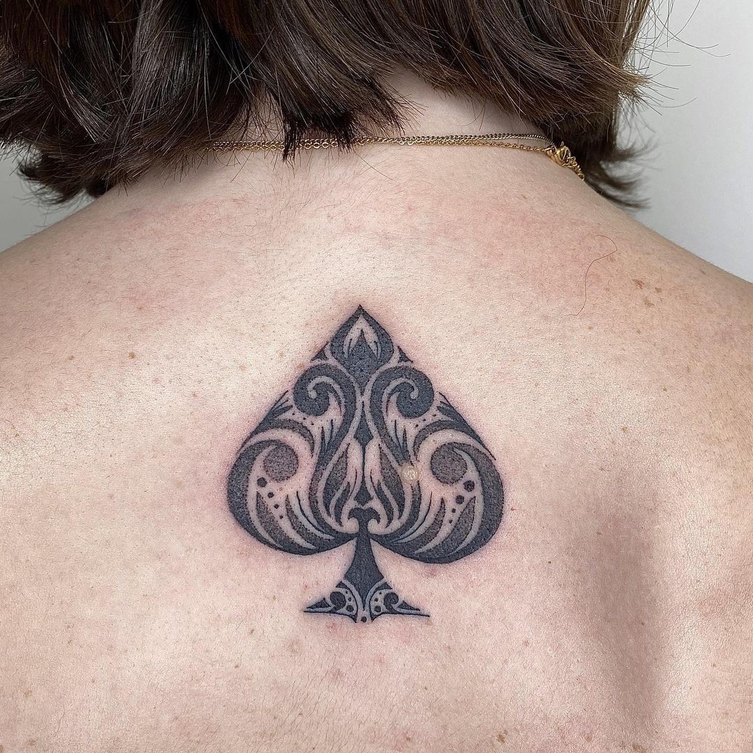 Back Ace Tattoo Ink