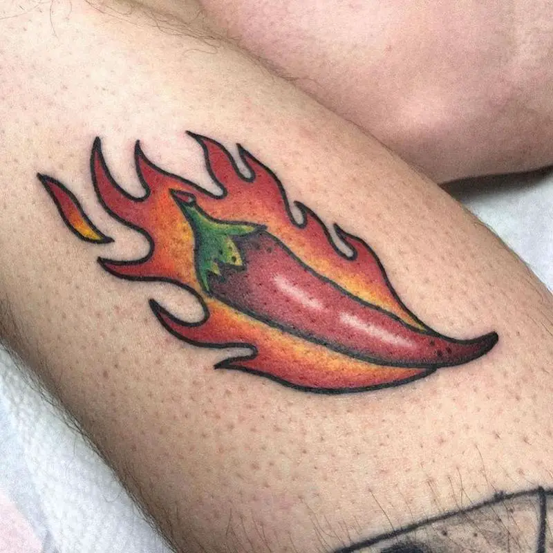 Chilli Pepper Tattoo 1
