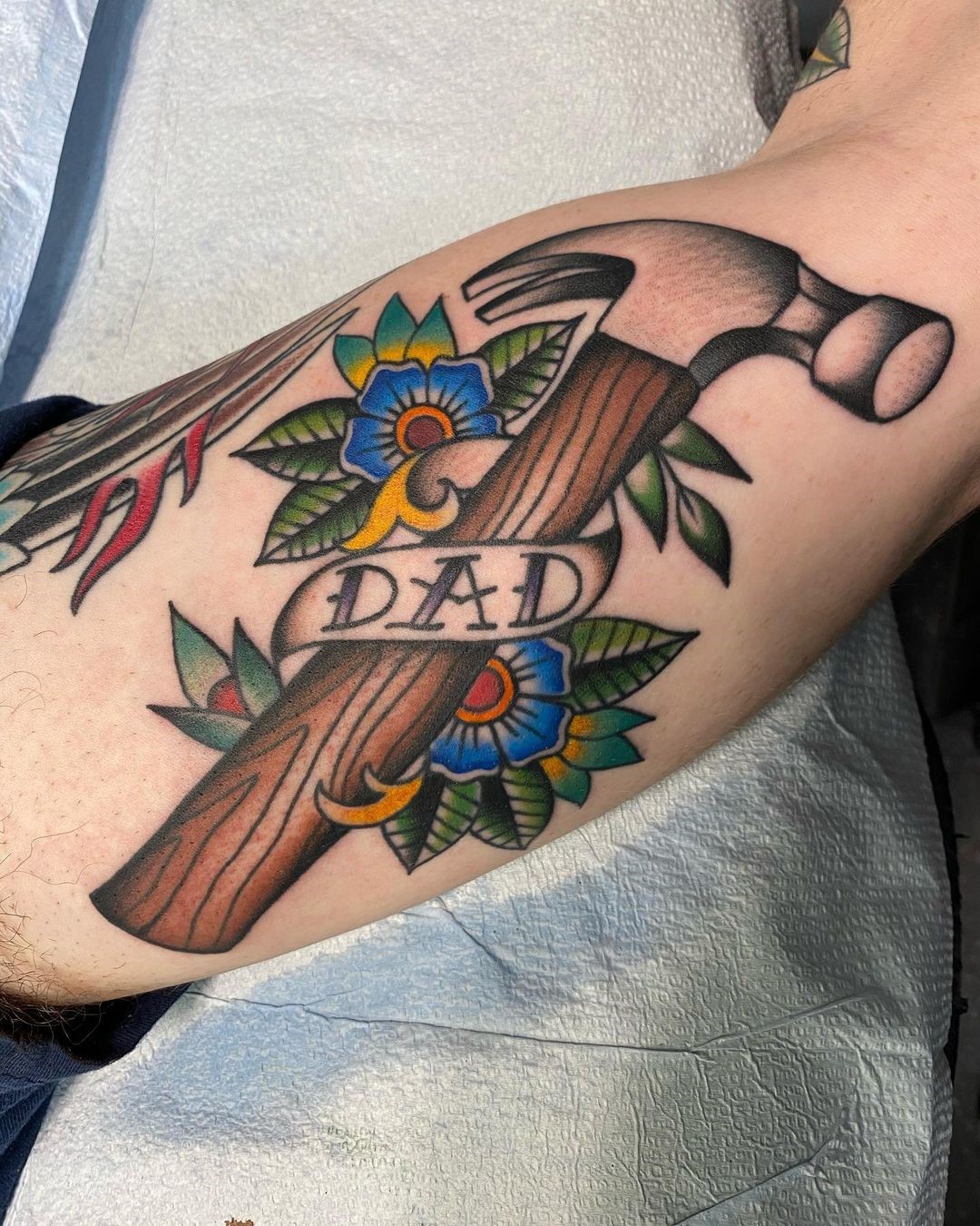 Hammers Tattoo Dad Inspired 