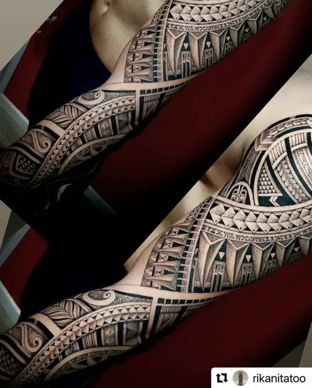 Polynesian Spearhead Tattoo Designs 3