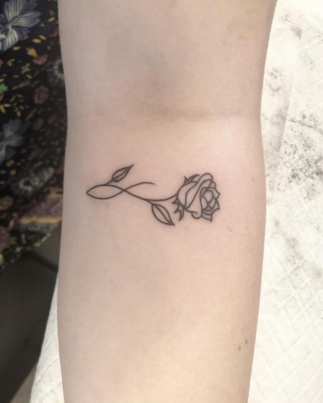 Rose Tattoo Simple