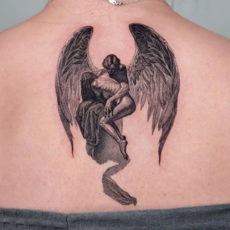 The Angel Tattoo Design 1