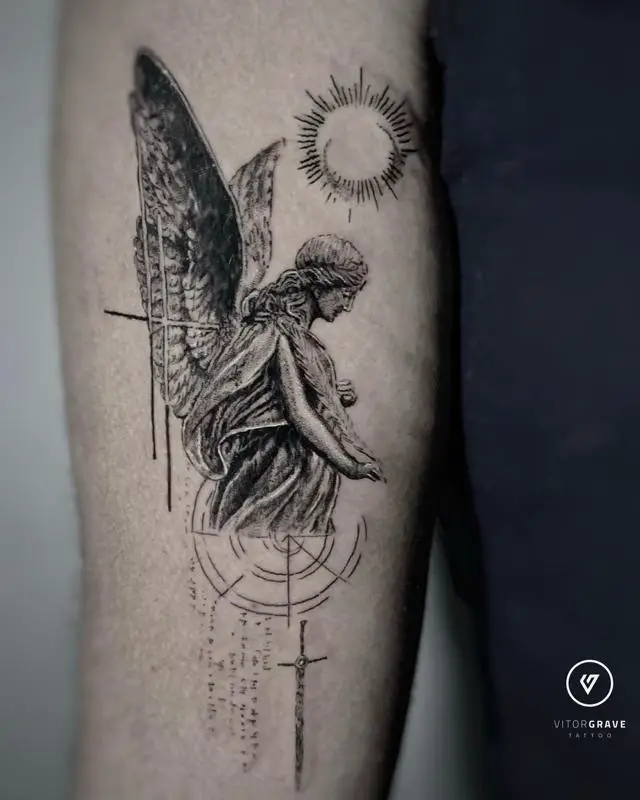 The Angel Tattoo Design 4