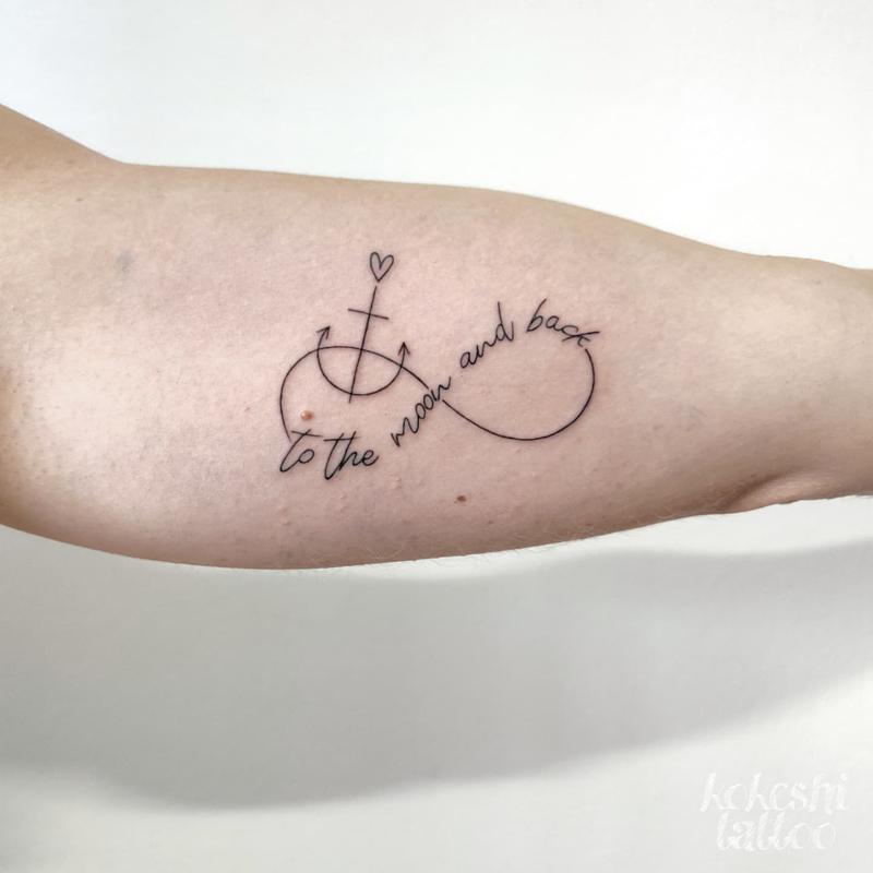 Anchor Infinity Tattoo 1