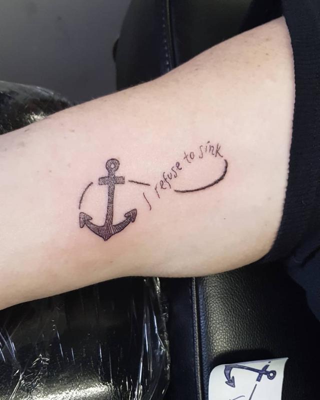 Anchor Infinity Tattoo 3