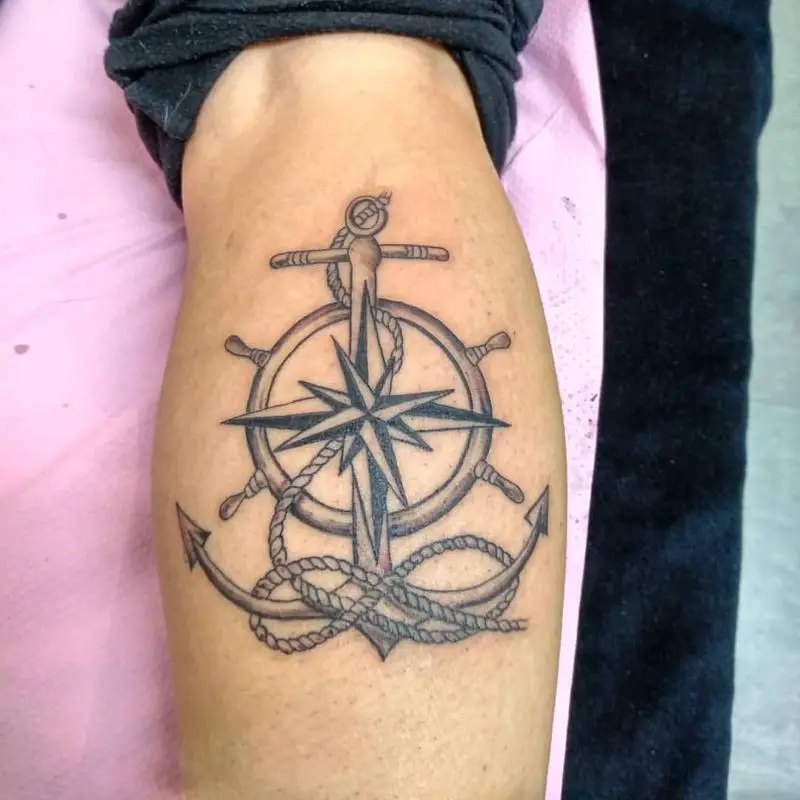 Compass Infinity Tattoo 2