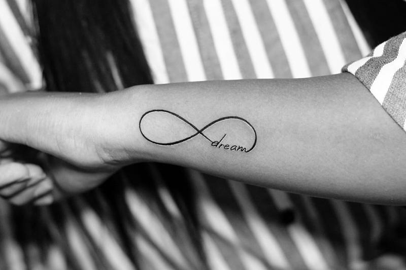 Infinity Symbol with Words 3