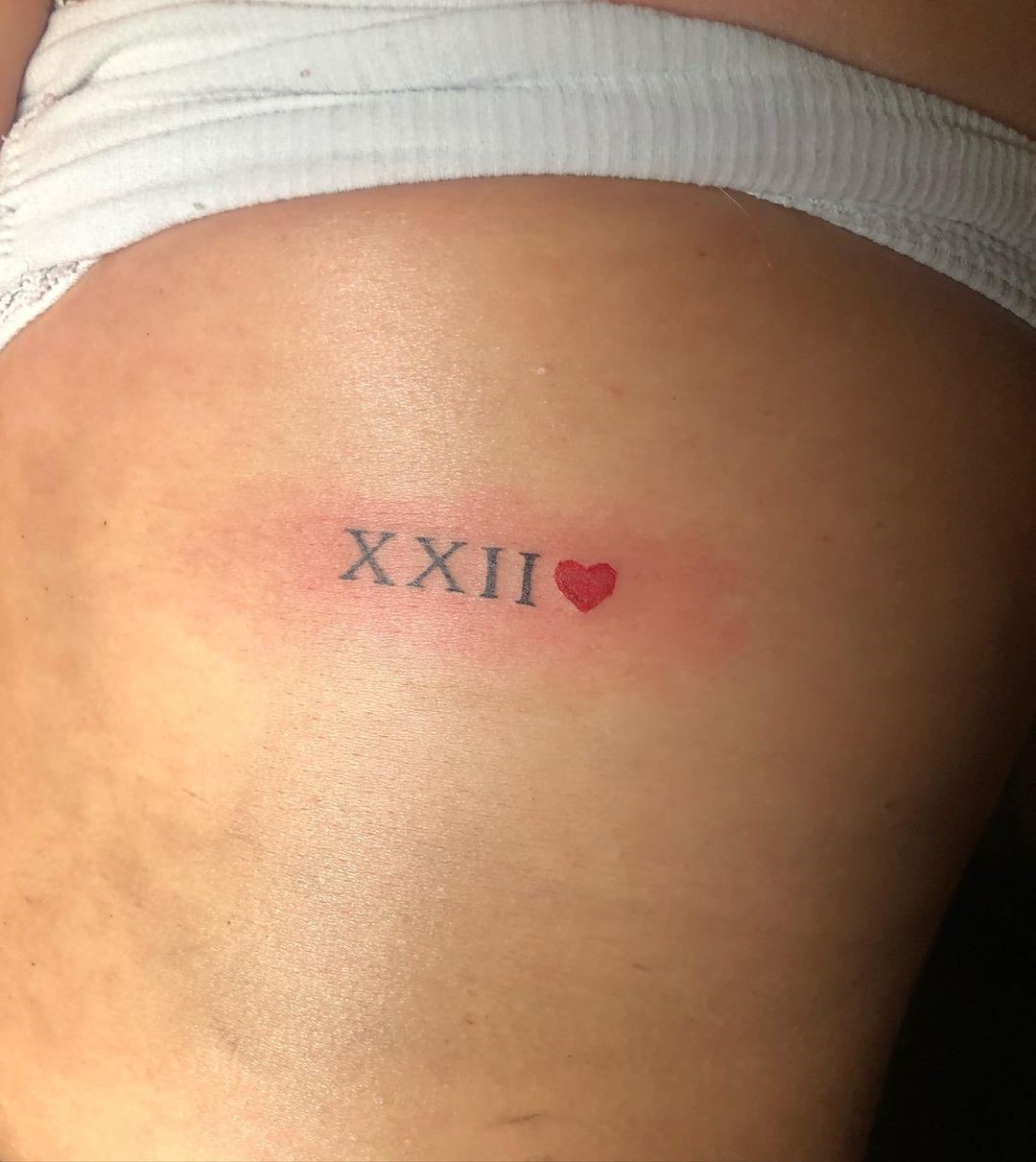 Love Inspired Roman Numeral Print