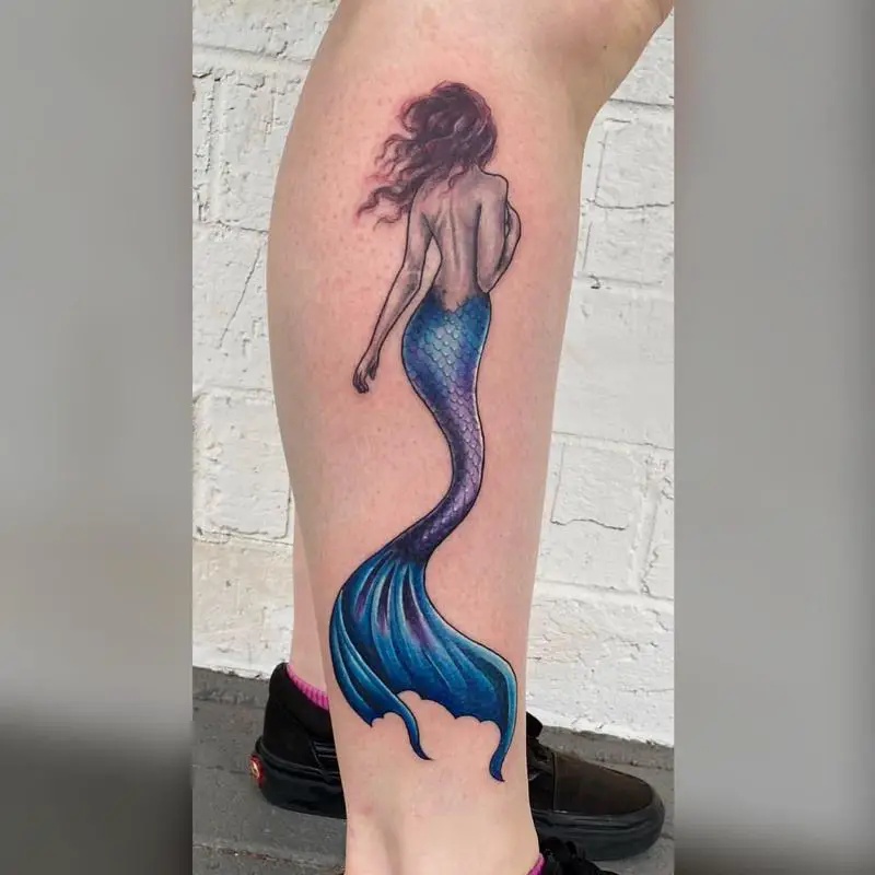 Mermaid Ocean Tattoo 4