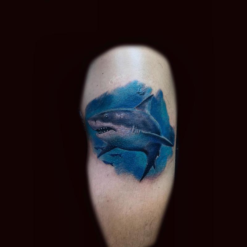 Shark Ocean Tattoo 3