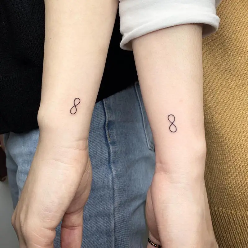 Small minimalist Infinity Tattoo 1