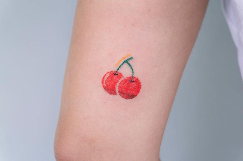 The Cutest Fruits and Veggies Tattoo Designs 2