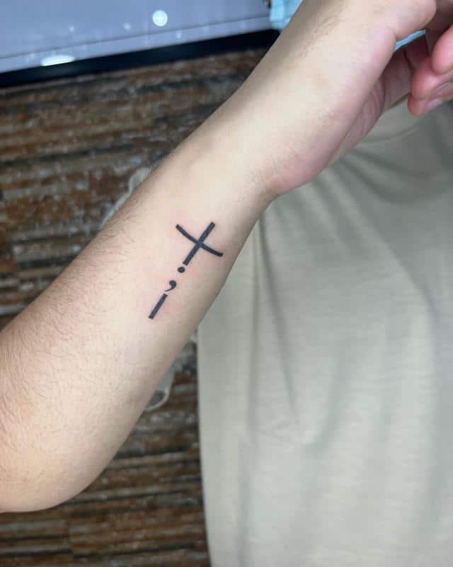 Semicolon Tattoo 5