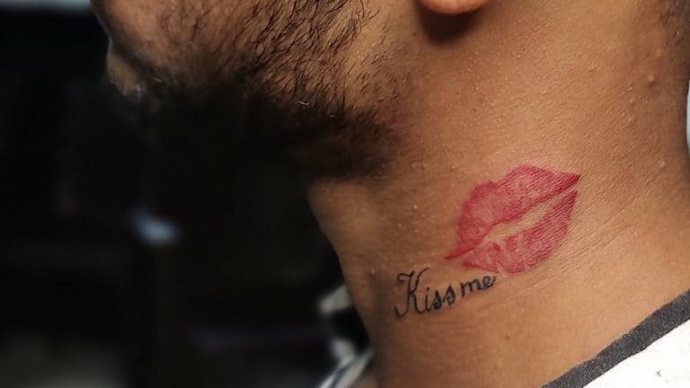 What Does a Tattoo of Lips on Someone’s Neck Mean?